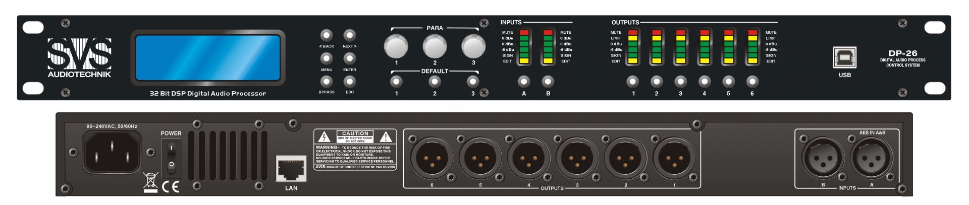 SVS Audiotechnik DP-26 Цифровой процессор: 2 входа 6 выходов в Чистополе