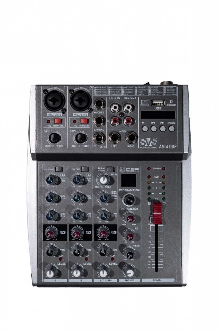 SVS Audiotechnik mixers AM-4 DSP Аналоговый микшерный пульт, 4-канала в Чистополе