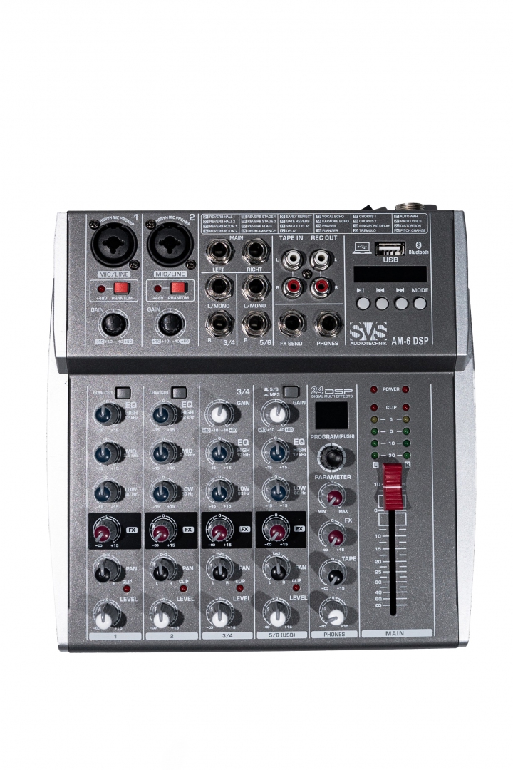 SVS Audiotechnik mixers AM-6 DSP Микшерный пульт аналоговый, 6-канальный SVS Audiotechnik mixers в Чистополе